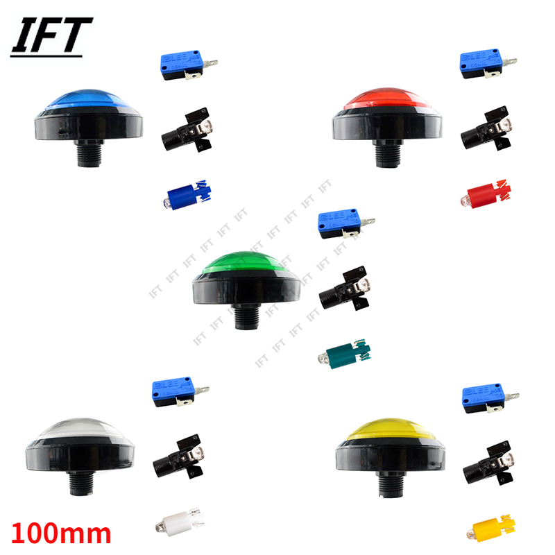 Arcade Vending Machines - 100mm Push Button 5/12V Illuminated 10CM